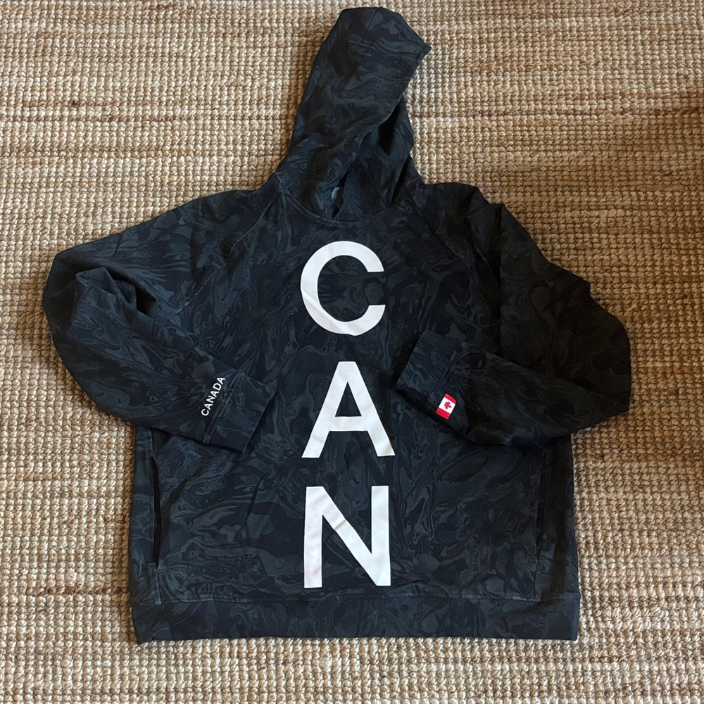 Lululemon Limited edition for the Olympics Camo Hoodie with CAN Print. Size XXL